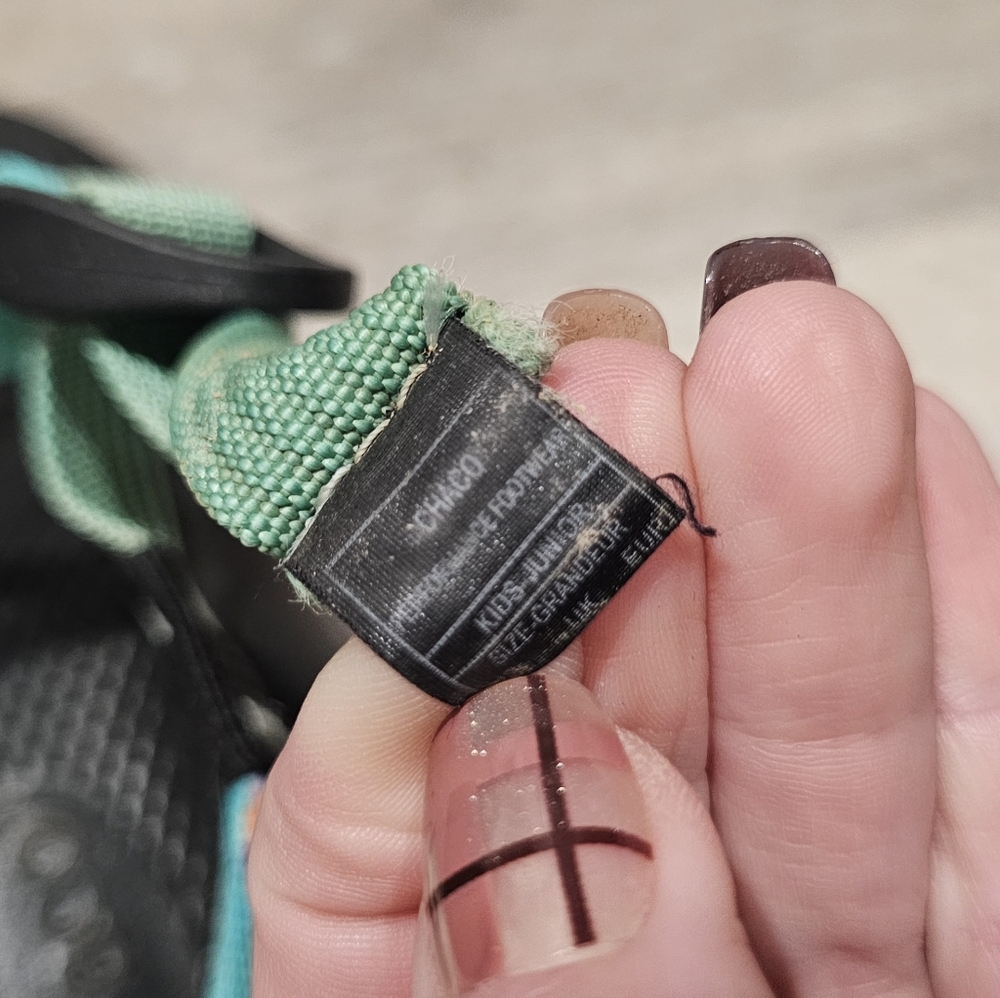 Teal Coral And Purple Chacos - Picture 4 of 11